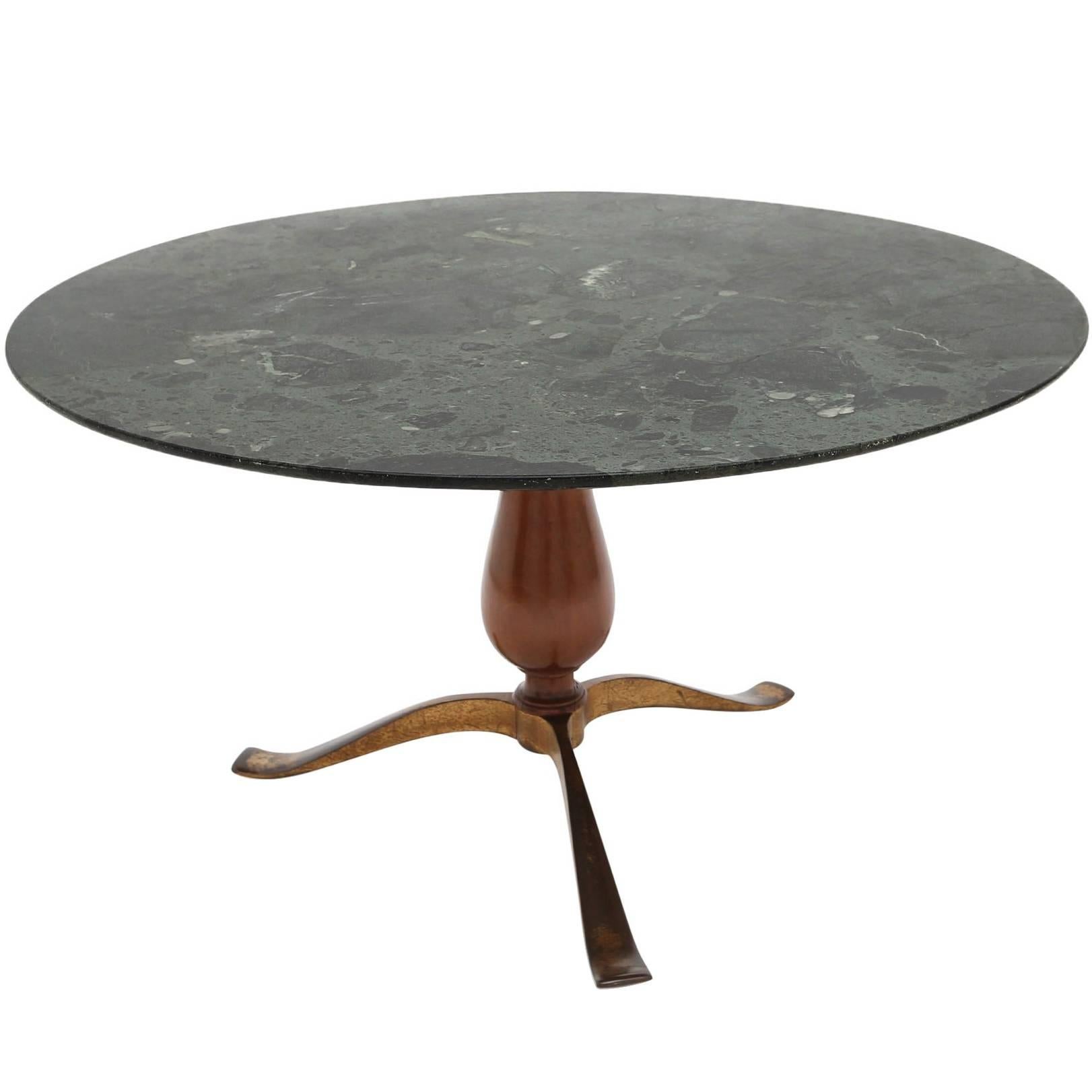 Osvaldo Borsani style Marble Coffee Table, circa 1950