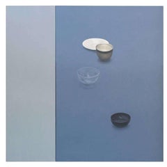 "Three Bowls and a Saucer" by Artist Willard Dixon