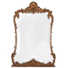 19th Century Gilt Carved Wood Mirror