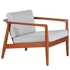Folke Olhsson Model 72-Carat Teak Lounge Chairs for Dux