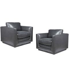 Pair of Club Chairs Designed by Arthur Elrod 5