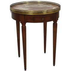 French Walnut Bouillotte Table 8