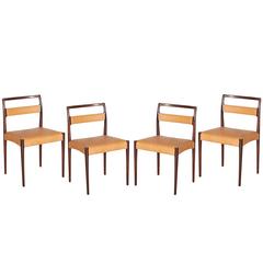 Danish Rosewood Dining Chairs, Set of 4 