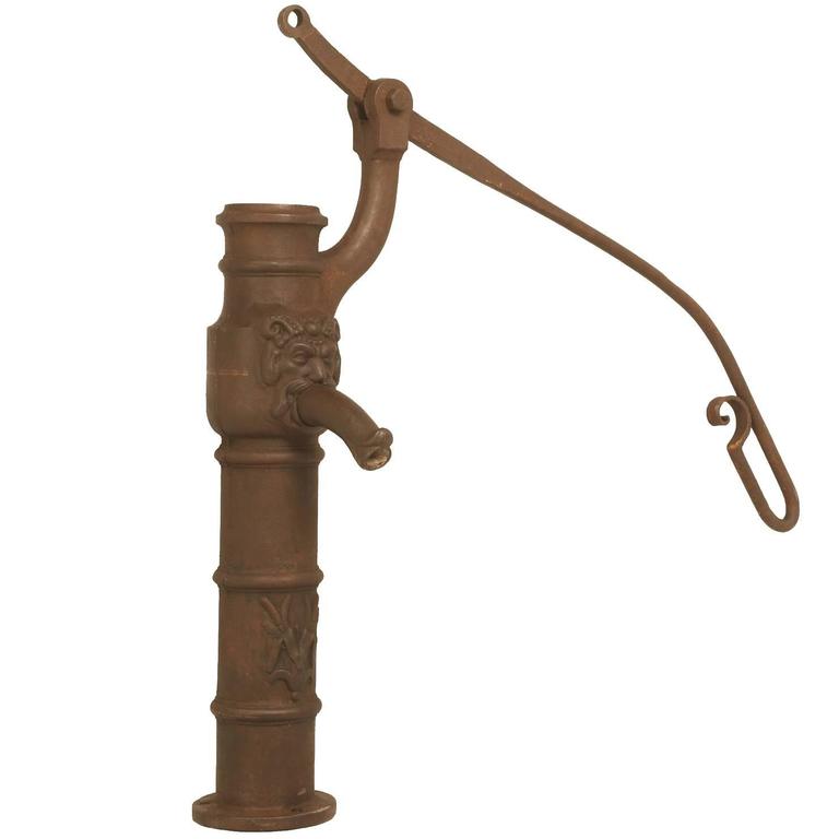 Antique French Water Pump for the Garden, or Fountain at 1stDibs