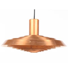 "Ufo" Copper Pendant by Poul Henningsen