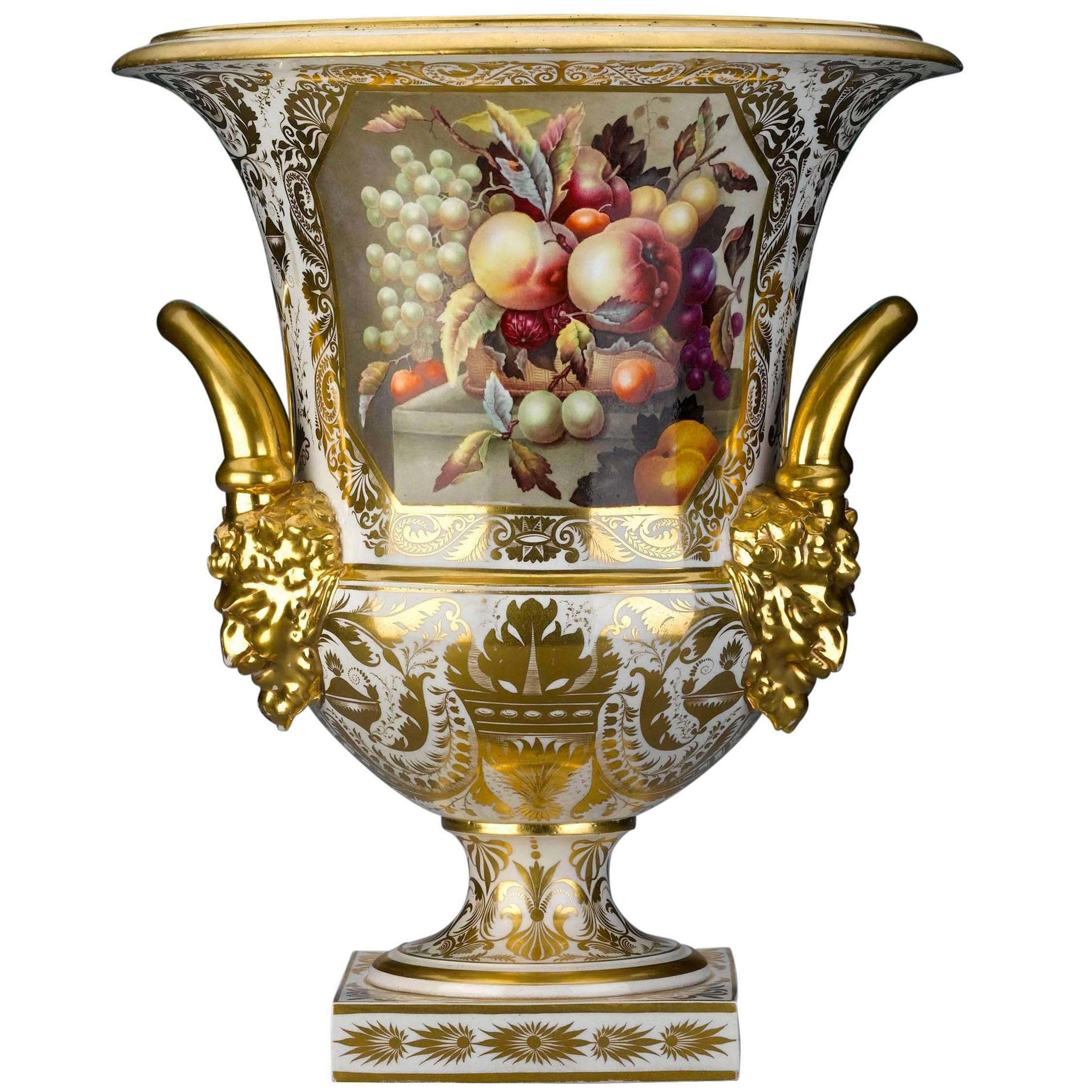 Derby Porcelain Campana Vase
