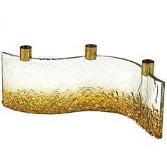 Italian Glass Candleholder, 1960 5