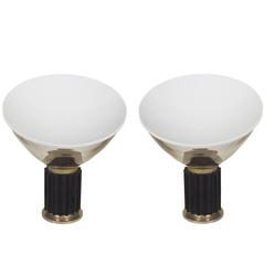 Pair of Achille and Pier Giacomo Castiglioni 'Taccia' Lamps for Flos