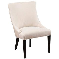 Contemporary Curved Back Chair 5
