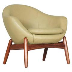 Rare Ib Kofod Larsen “Pod” Lounge Chair 5