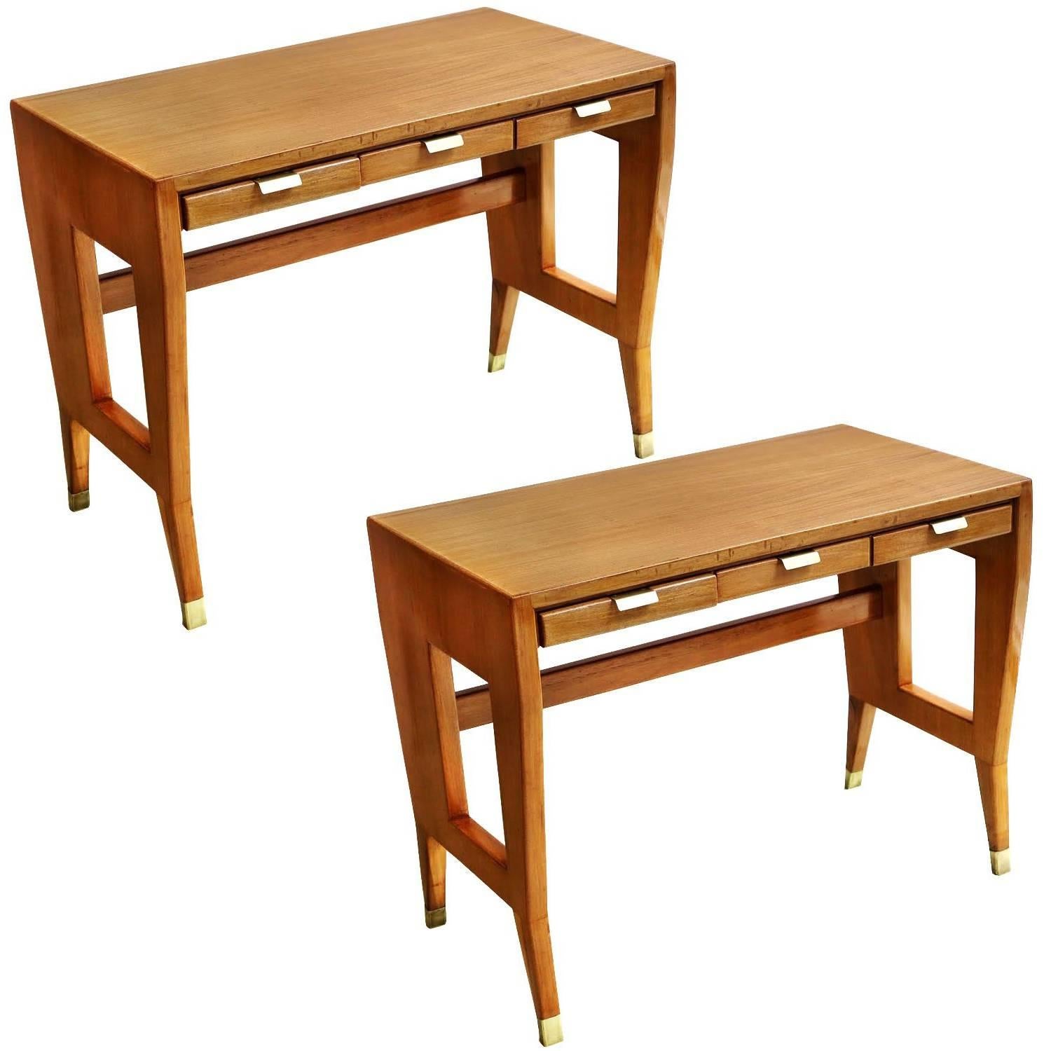 Gio Ponti Pair of Desks or Tables