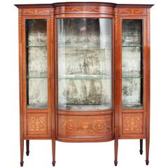Early 20th Century Edwardian Mahogany Inlaid Cabinet 7