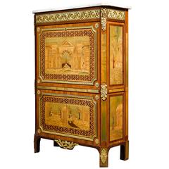 Antique Ornate Secretary by André Gilbert