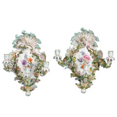 Meissen Wall Sconces