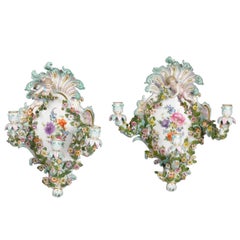 Used Meissen Wall Sconces