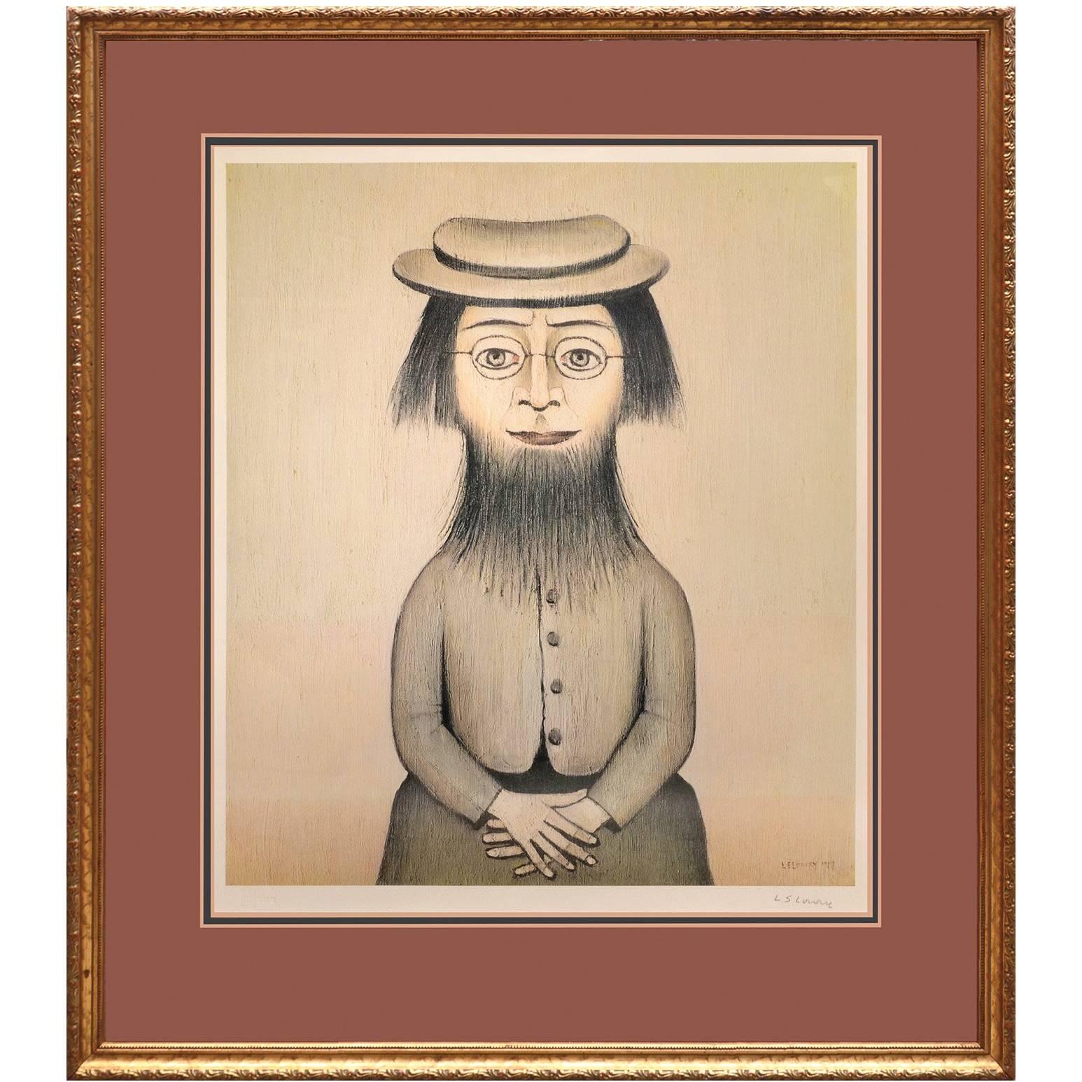 Woman with a Beard Together with Preliminary Sketch for Woman with a Beard For Sale