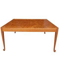 Exceptional Mid-Century Burl Wood Coffee Table by Josef Frank