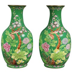Antique Pair of Paris Porcelain Vases
