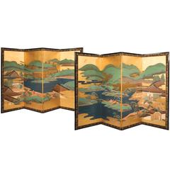 Superb Pair of 19th Century Japanese Screens 6