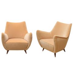 1950s Melchiorre Bega, Pair of Armchairs 1