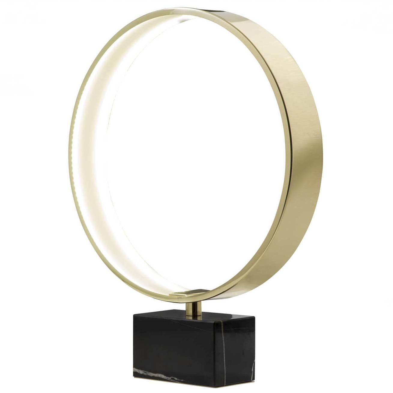 Ecliss Table Lamp, Brass For Sale