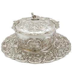 Antique George III Sterling Silver Covered Serving Dish 3