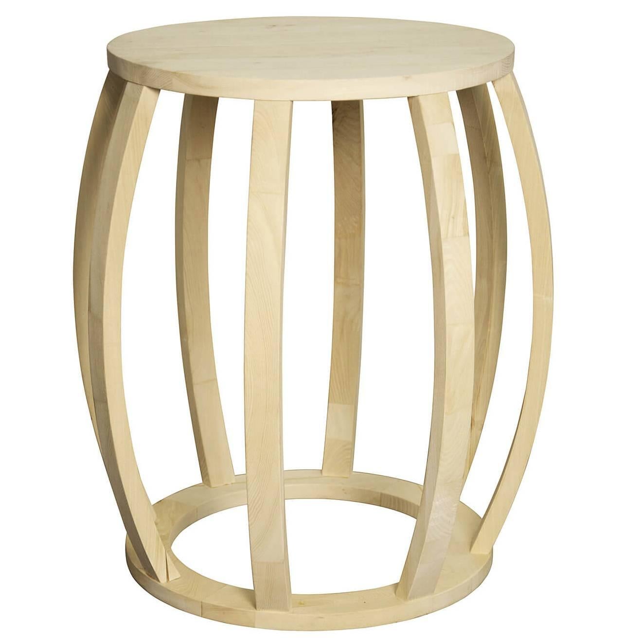 Drum Side Table For Sale