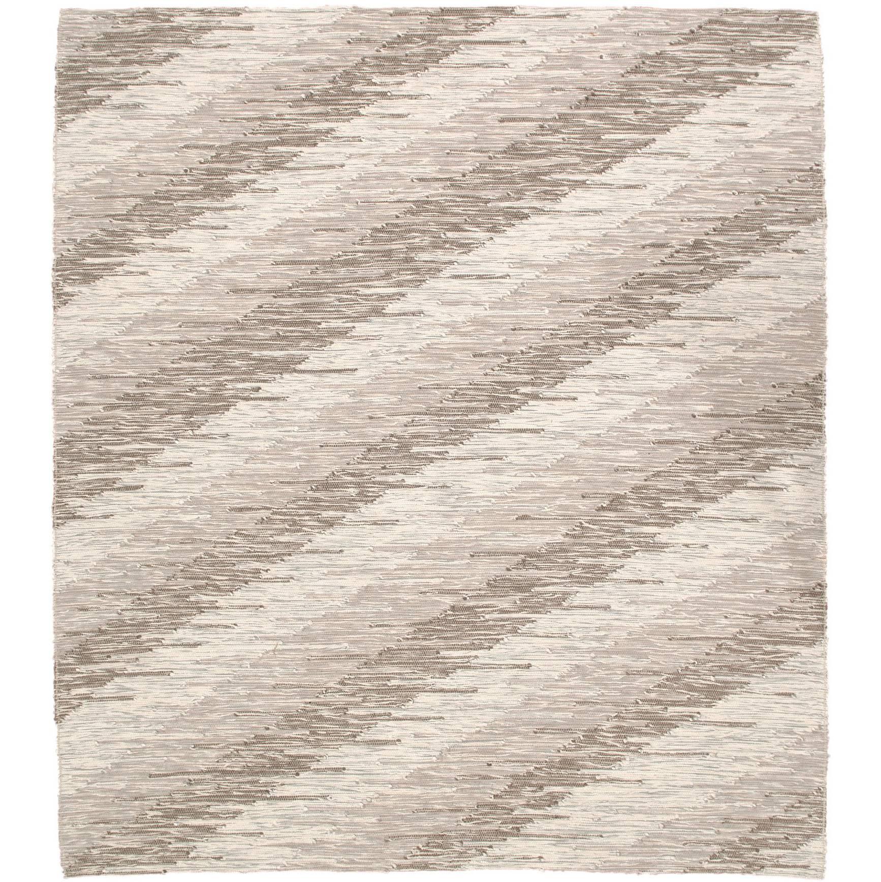 Contemporary Italian ‘Intreccio Diagonale’ Carpet, Beige 2
