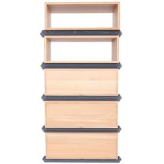 Stack Storage Five-Tier Open Shelves and Drawers 7