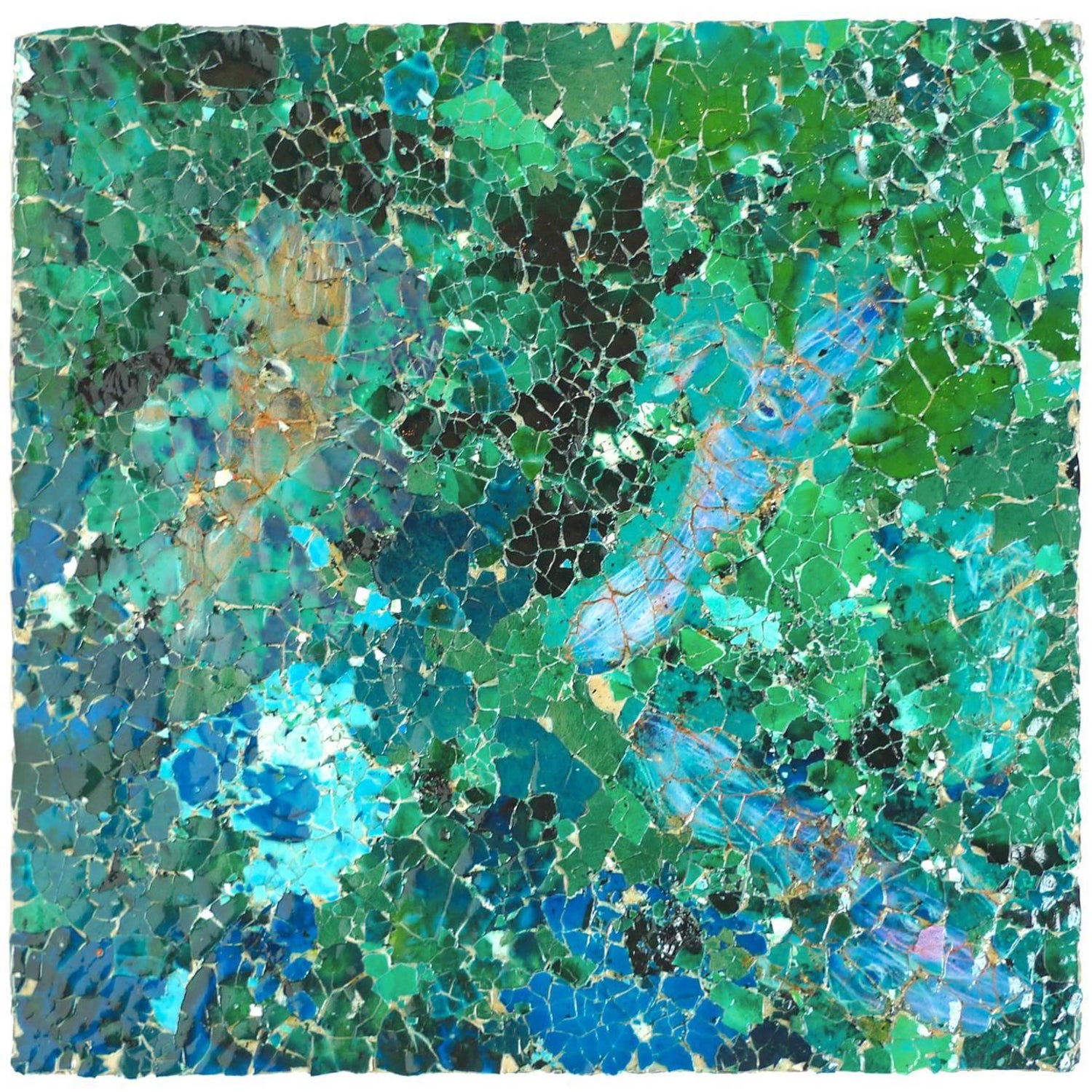 Paul Wirhun Eggshell Painting Ordering Chaos 2 At 1stdibs