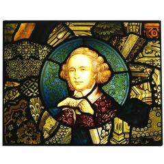 19th Century English Hand-Painted Stained Glass 7