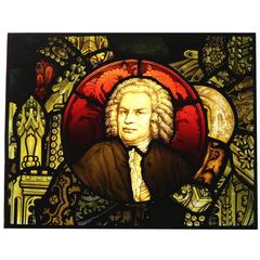 19th Century English Hand-Painted Stained Glass 9