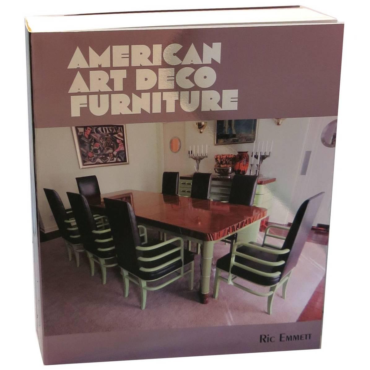 American Art Deco Furniture by Ric Emmett Ltd Edition Book For Sale
