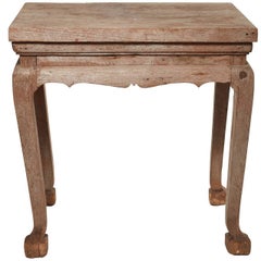 19th Century Bleached Wood Classic Style Thai Table
