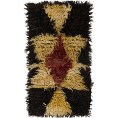 Retro Shag Pile Mohair Tulu Rug