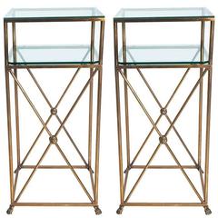 Neoclassical Brass Pedestals 1