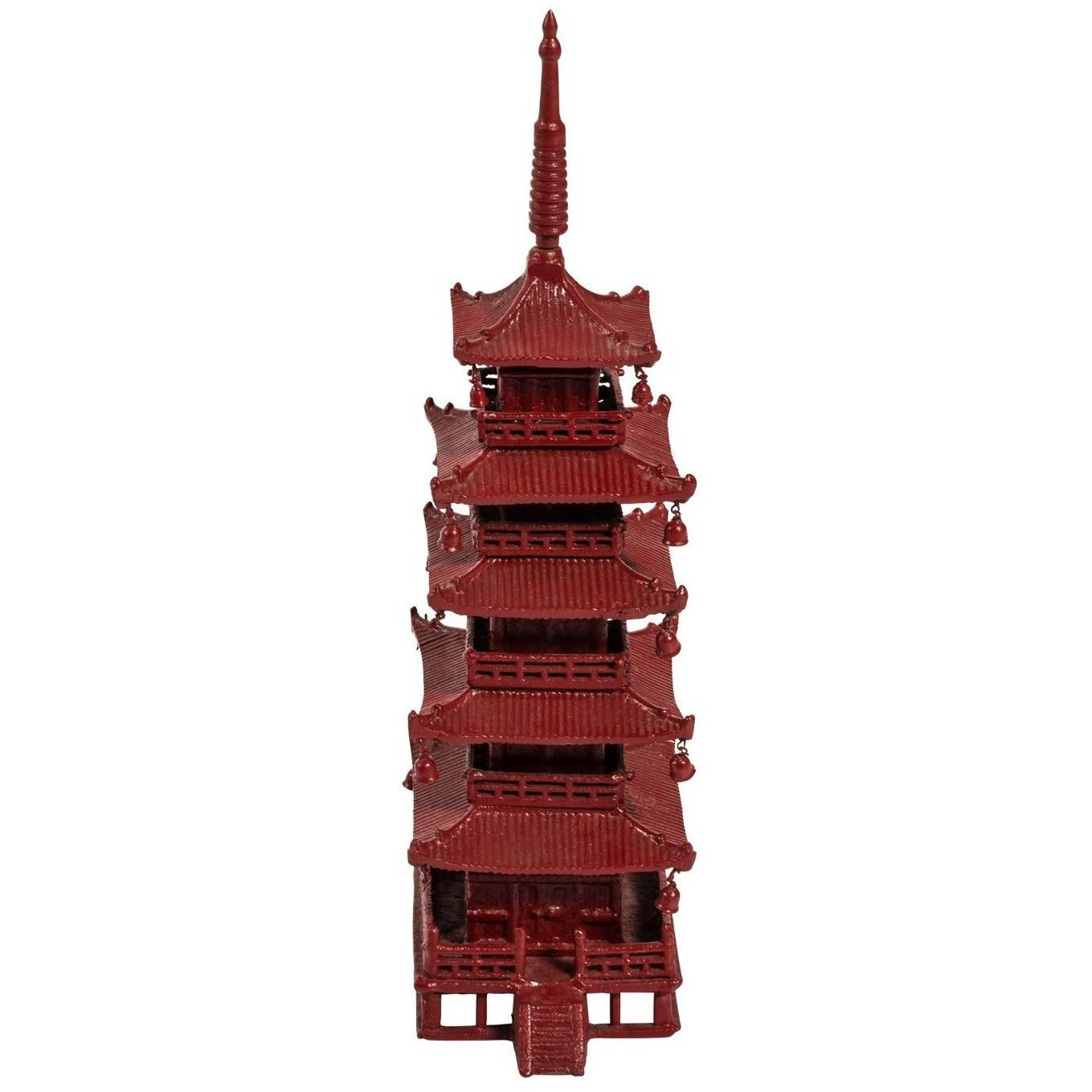 Red Iron Pagoda Ornament