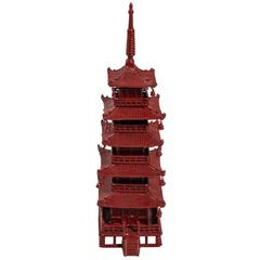Red Iron Pagoda Ornament