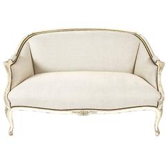 Louis XV Style Painted Settee