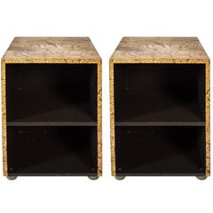 Snakeskin Side Tables