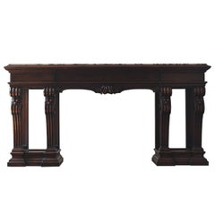 Regency Style Mahogany Console by Shaw Furniture Company