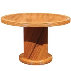 Elegant Circular Center or Dining Table by Bielecky Brothers 12