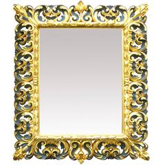 Timeless Hand-Carved Frame with Mirror 12