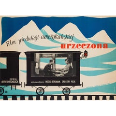 Spellbound Original Polish Film Poster, Andrzej Heidrich, 1959