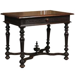 19th Century Louis XIII Style Side Table, circa 1880
