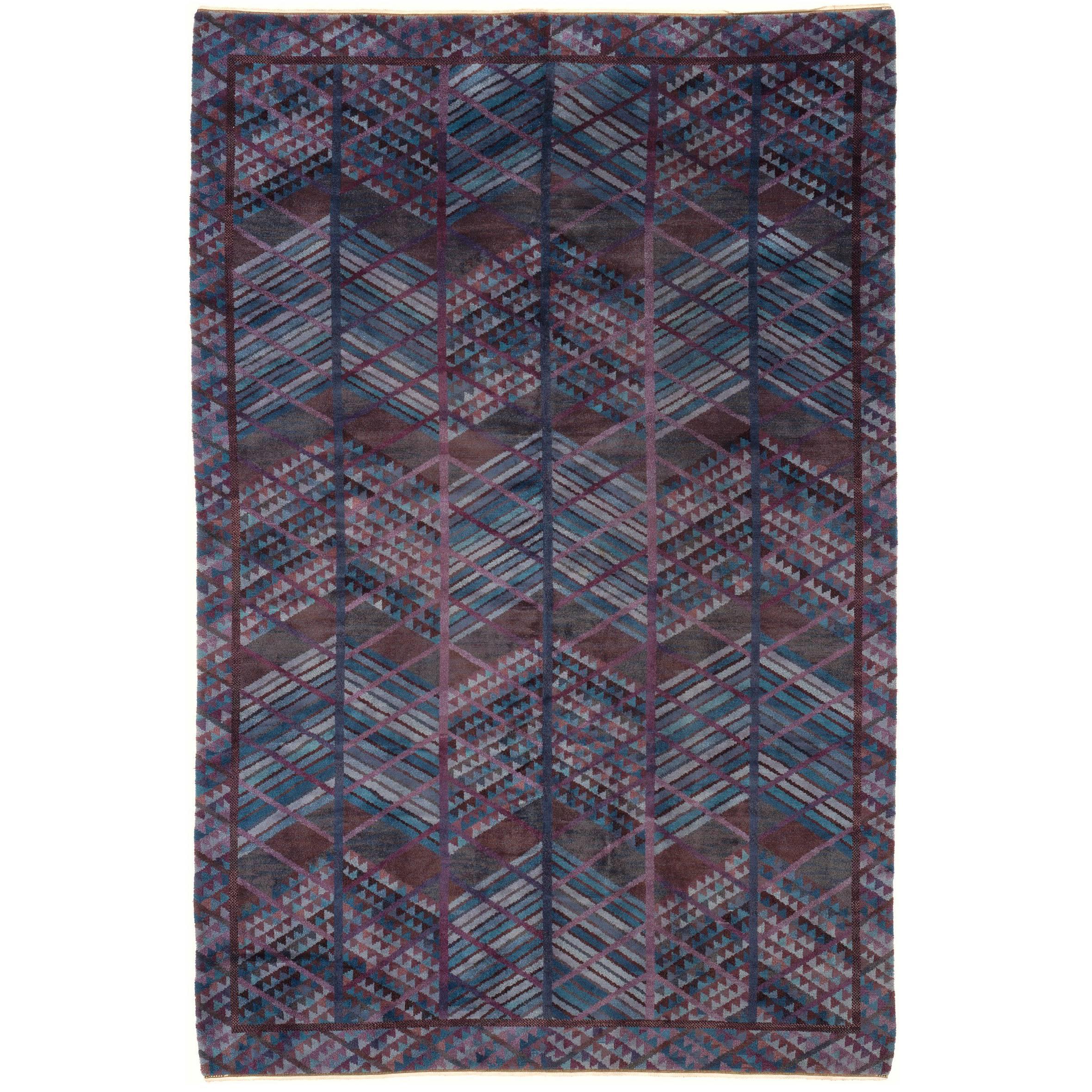 Swedish Carpet by Marianne Richter, "Blue Forest"