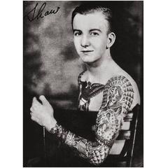 1930s Photographic Artwork Tattoo Figure