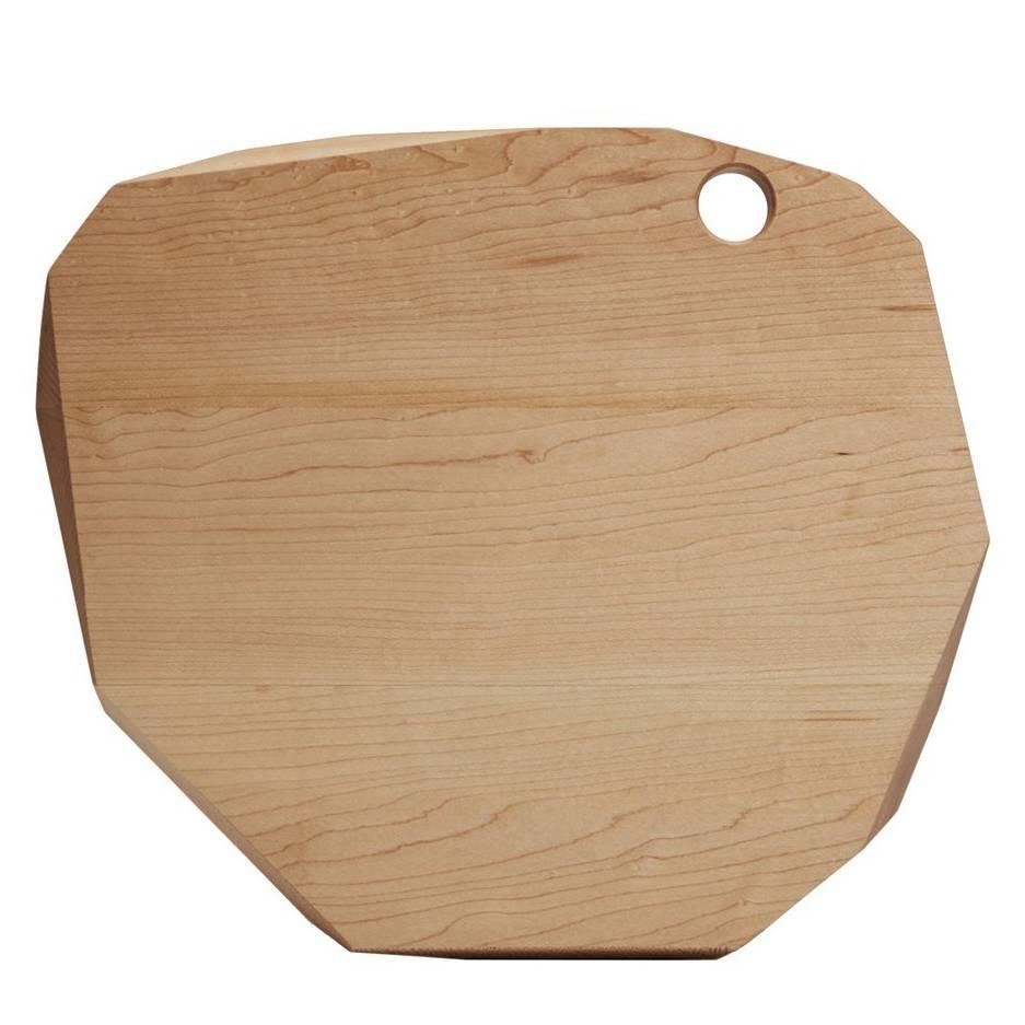 Large Round Hard Maple Slab Cutting Board