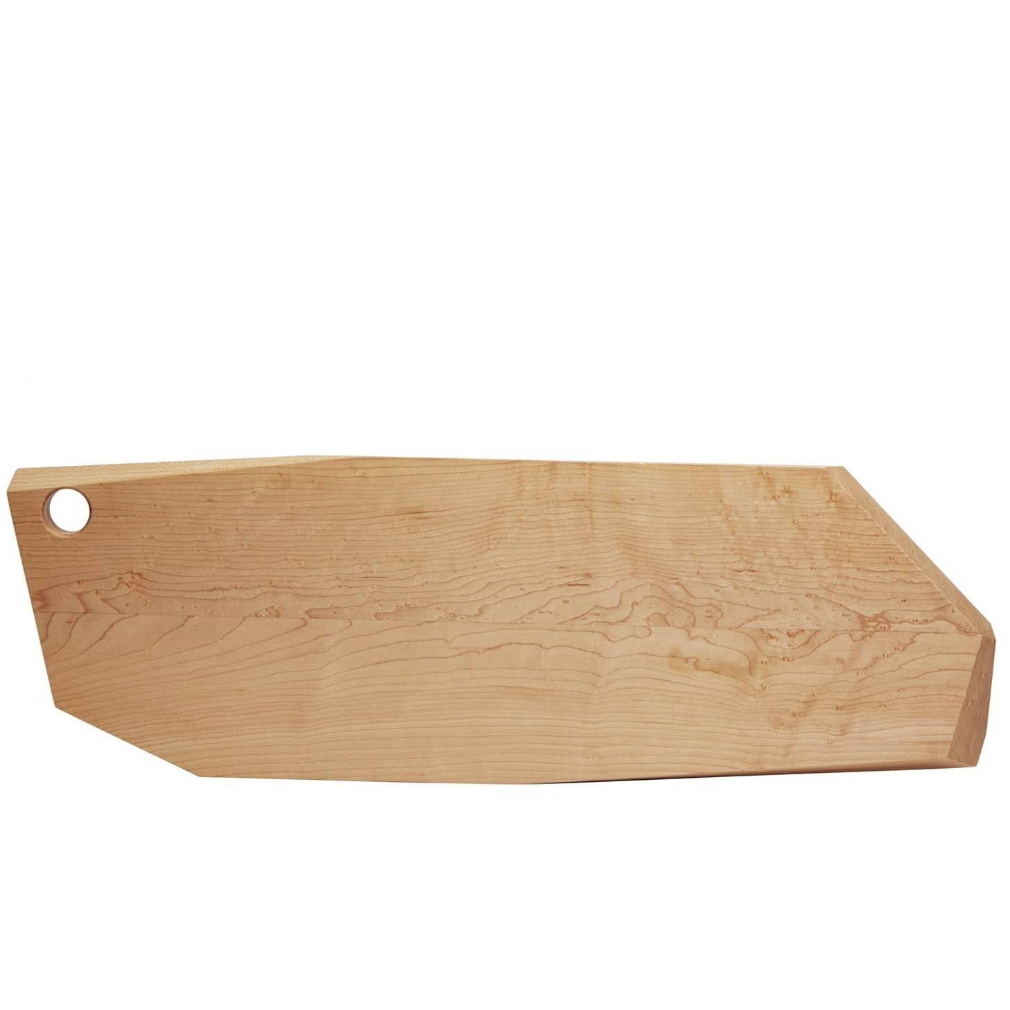 Medium Long Rectangle Hard Maple Slab Cutting Board