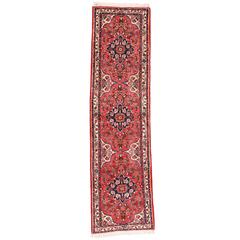 Vintage Persian Rudbar Runner with Traditional Style